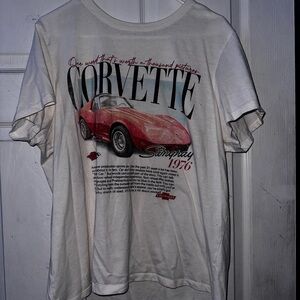 White Corvette Shirt Never Worn